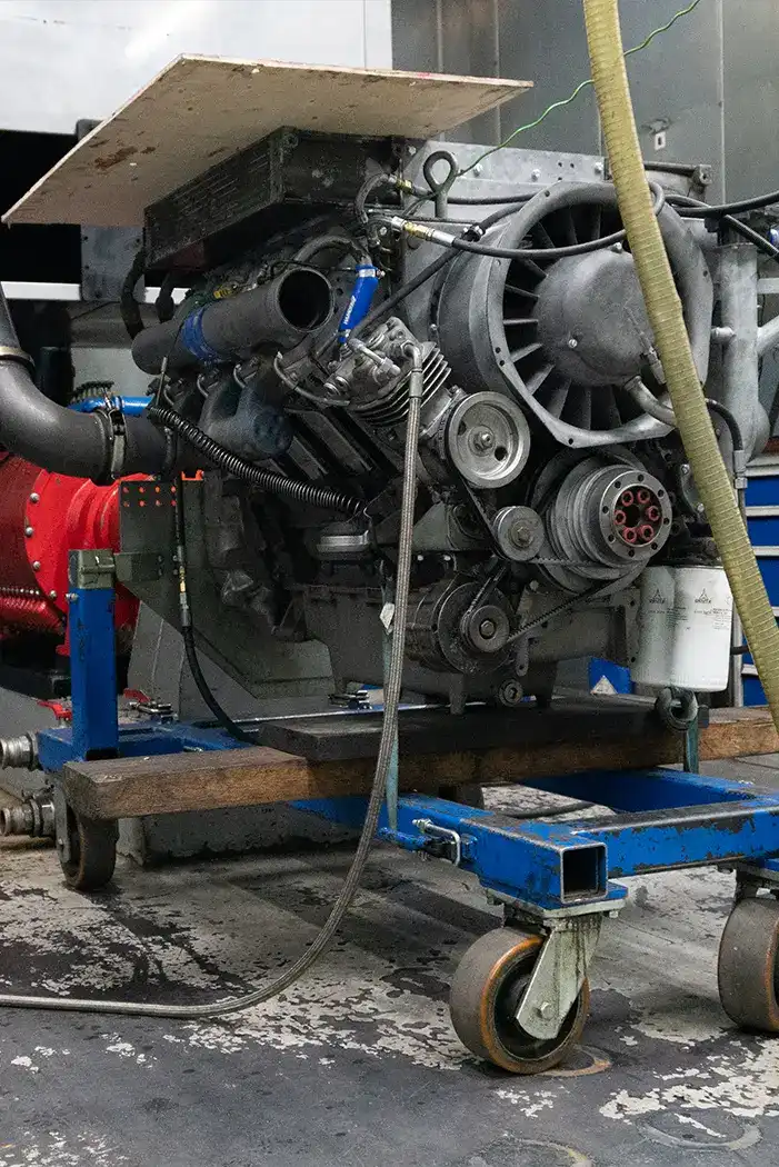 Prüfstand Hamofa Industriemotoren