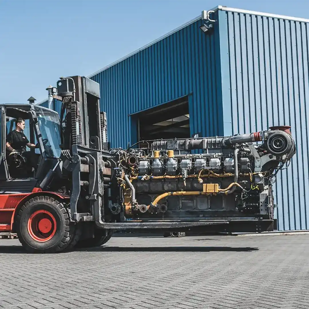 Austausch von Dieselmotoren