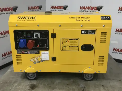 SWEDIC SW-11500 GENERATOR 10KVA NIEUW - Miniatuur afbeelding 1
