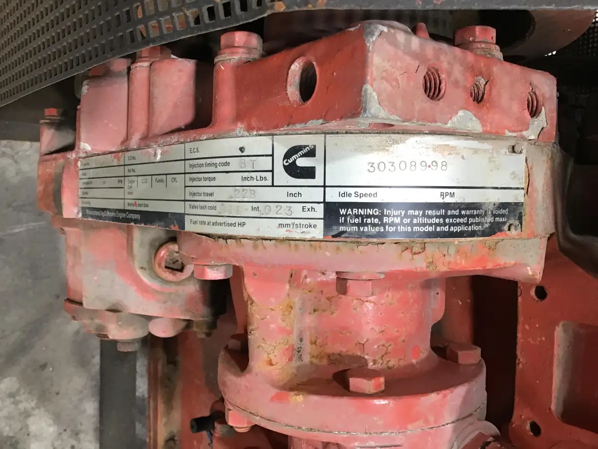 CUMMINS NT855-G1 POMPE D'OCCASION - Image 6