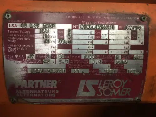 VM MOTORI 86A GENERATOR 20KVA USED - Thumb image 6