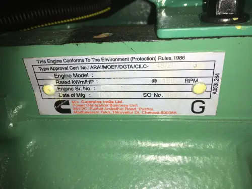CUMMINS 4BTAA3.3-G11 GÉNÉRATEUR 50KVA NEUF - Miniature 7