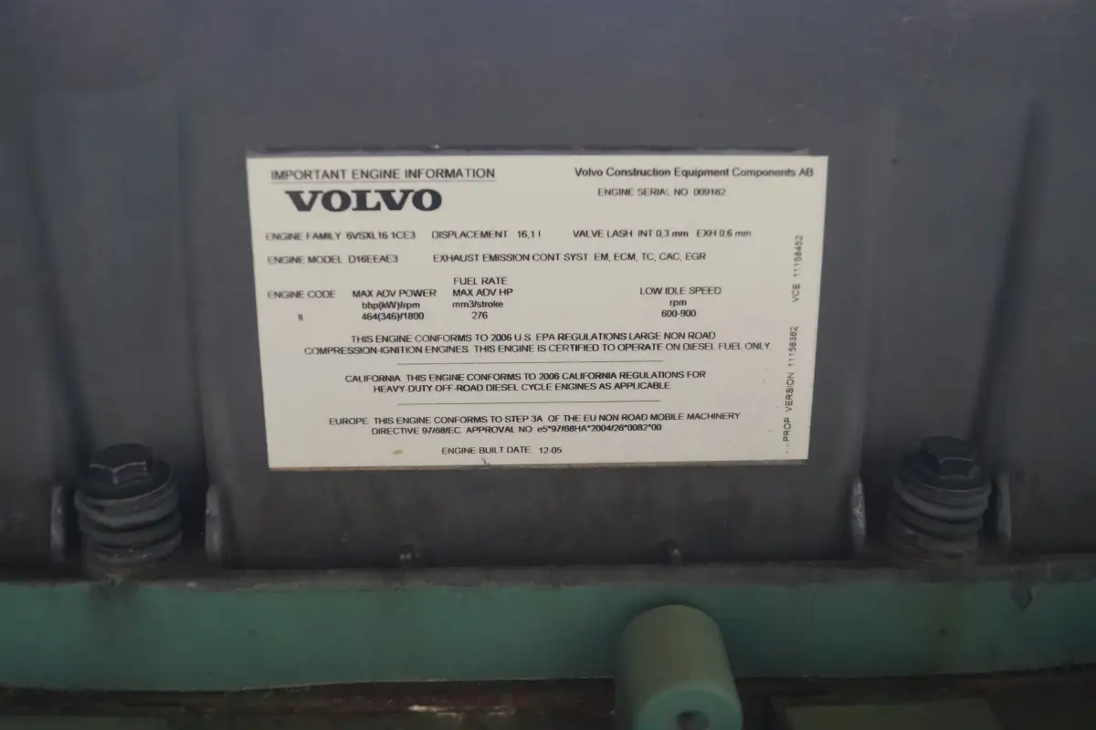 VOLVO D16E EAE3 GEGEVENS - Afbeelding 5