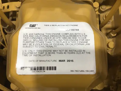 CATERPILLAR 3508C LLE-2644644 НОВЫЙ - Миниатюра 6