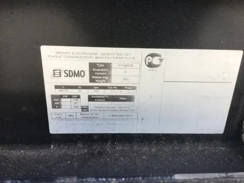 MTU 18V2000 GENERATOR 1025 KVA GEBRUIKT - Miniatuur afbeelding 5