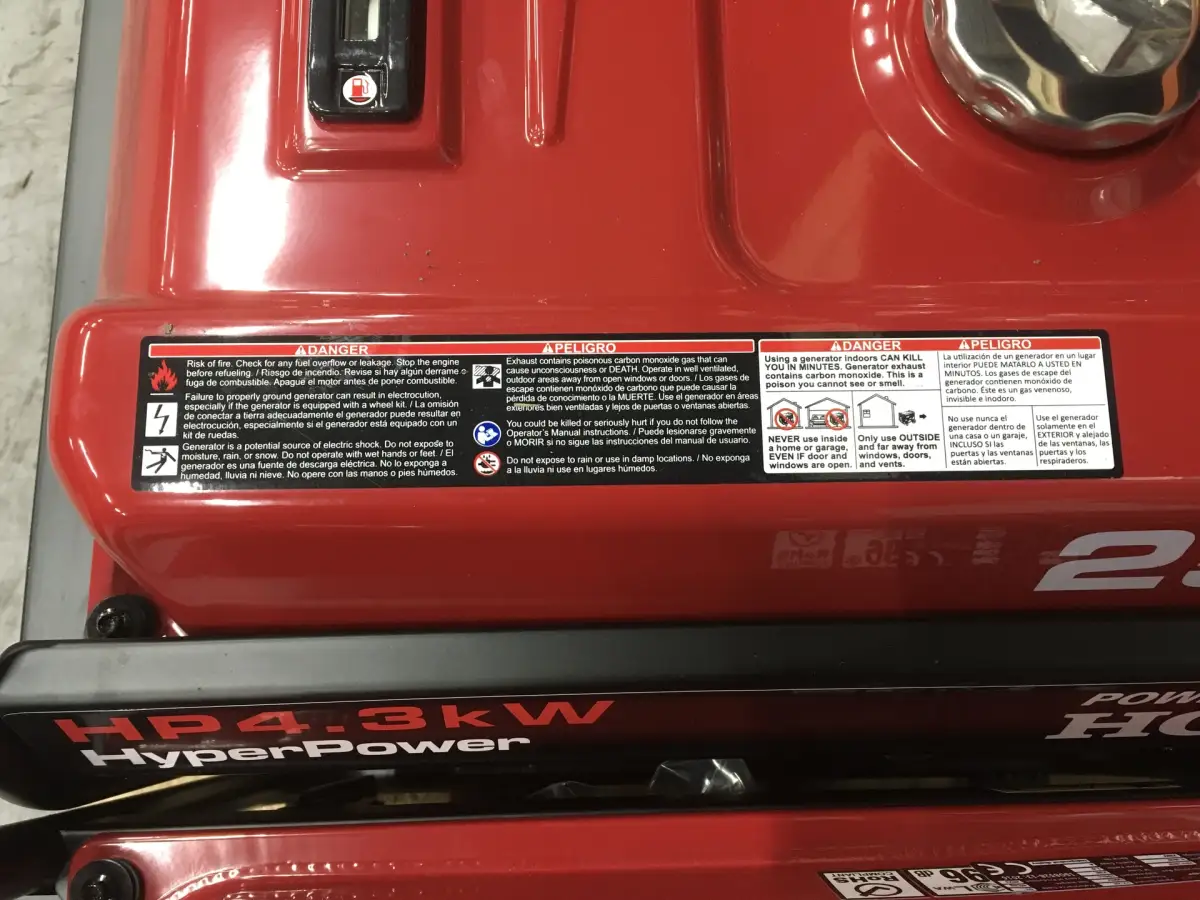 HONDA HP 4.3KW GENERATOR NEW - Picture 2