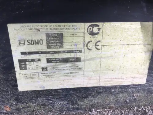 GÉNÉRATEUR VOLVO V550K 550KVA D'OCCASION - Miniature 5