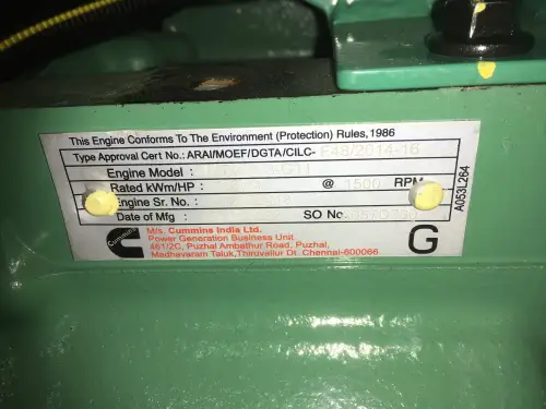 CUMMINS 4BTAA3.3-G11 GENERATOR 50KVA NIEUW - Miniatuur afbeelding 7