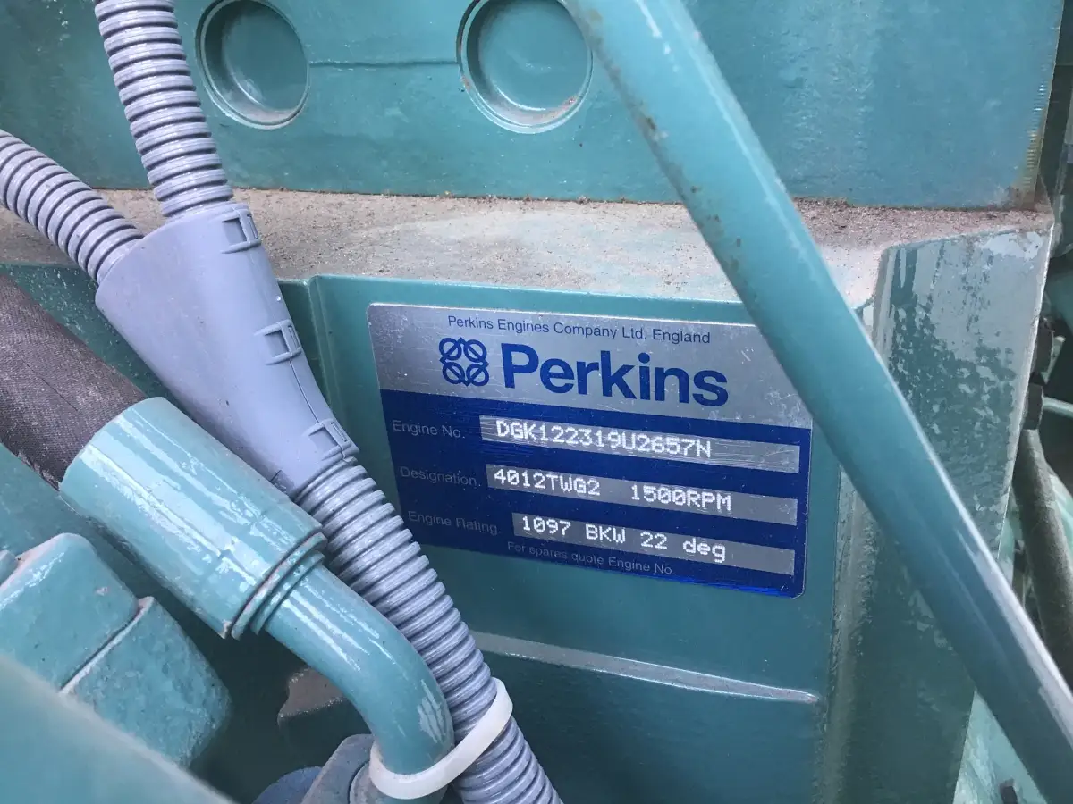 PERKINS 4012 TWG2 GENERATOR 1000KVA GEBRAUCHT – Bild 5
