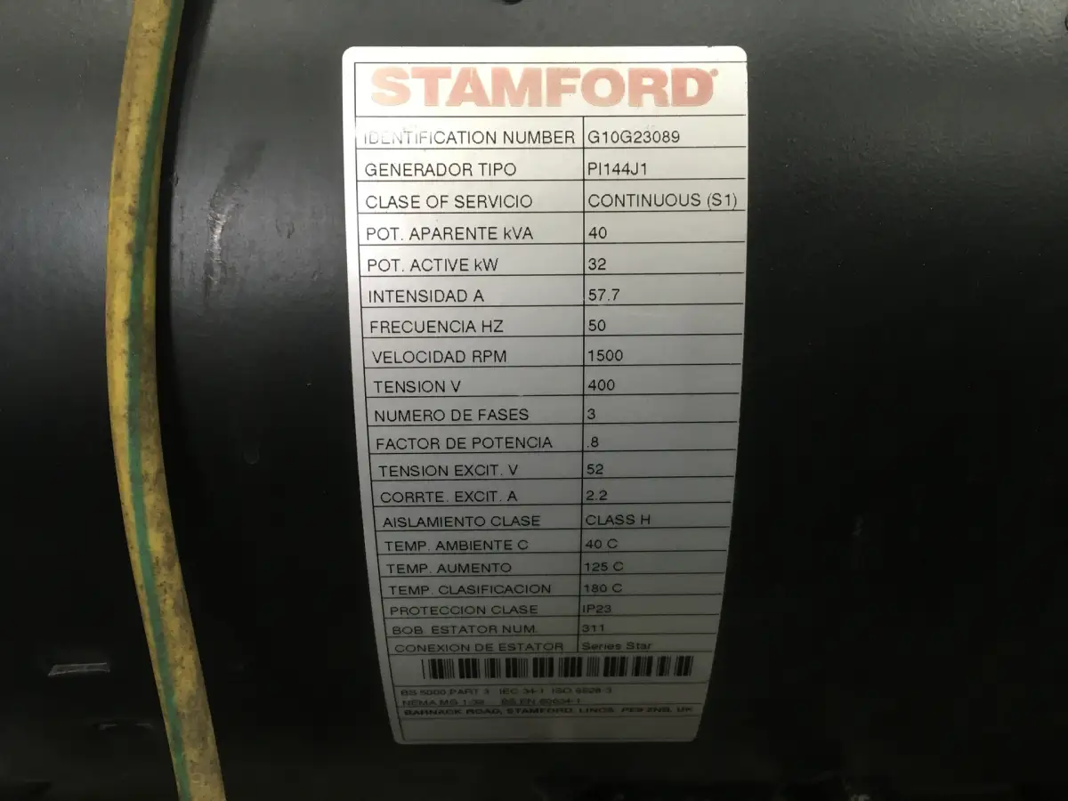 DEUTZ BF4L2011 GENERATOR 40KVA NEW - Picture 8