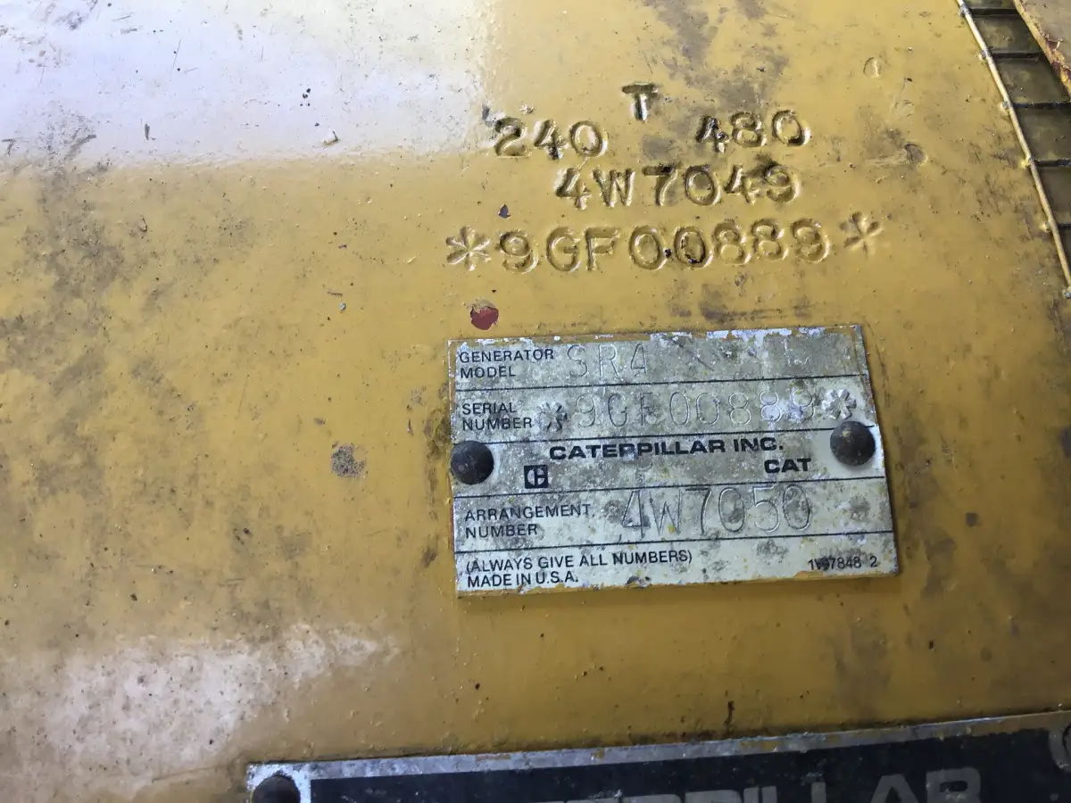 ГЕНЕРАТОР CATERPILLAR 3406B 320 KVA Б/У - Фото 13