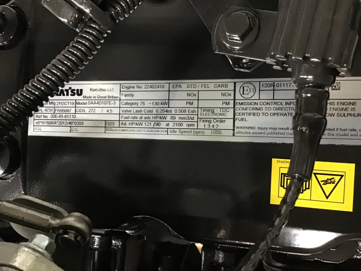 KOMATSU SAA4D107E-3 CPL4731 НОВЫЙ - Фото 6