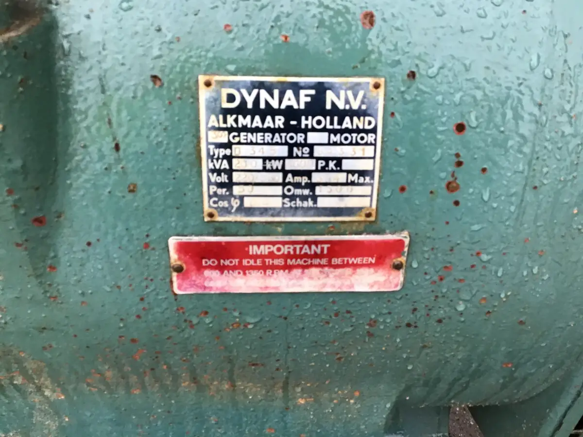 VOLVO TAD120A ГЕНЕРАТОР 200KVA Б/У - Фото 6