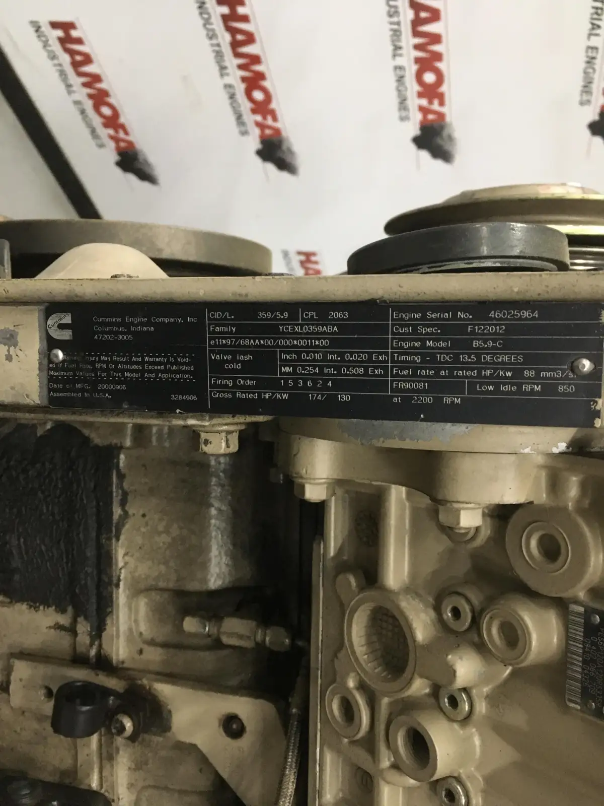 CUMMINS 6BTA5.9C CPL2063 NOYAU - Image 6