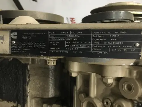 CUMMINS 6BTA5.9C CPL2063 KERN – Vorschaubild 6