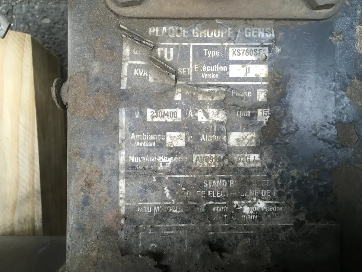 LEROY-SOMER 49.1L9A C6/4 GENERATOR 825 KVA USED - Picture 6