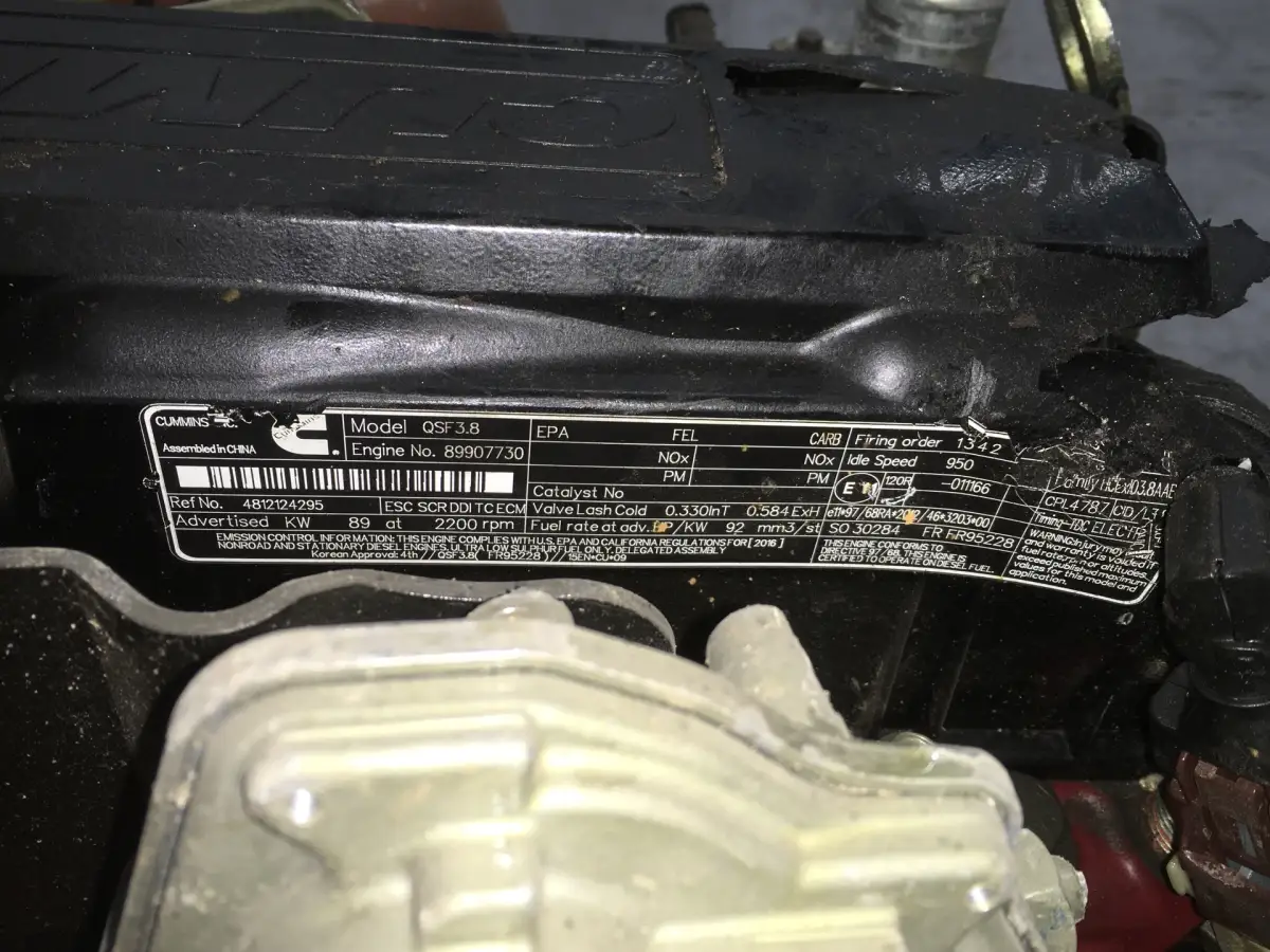 CUMMINS QSF 3.8 CPL4787 GEBRAUCHT – Bild 6