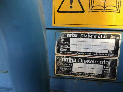 GÉNÉRATEUR MTU 16V2000 900KVA D'OCCASION - Miniature 6