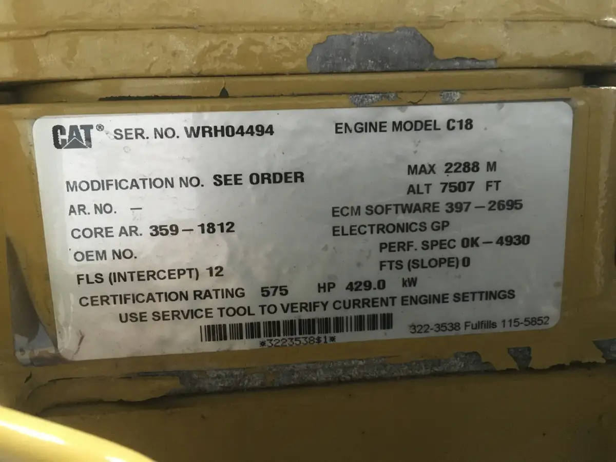 CATERPILLAR C18 WRH-3591812 GEBRAUCHT – Bild 8