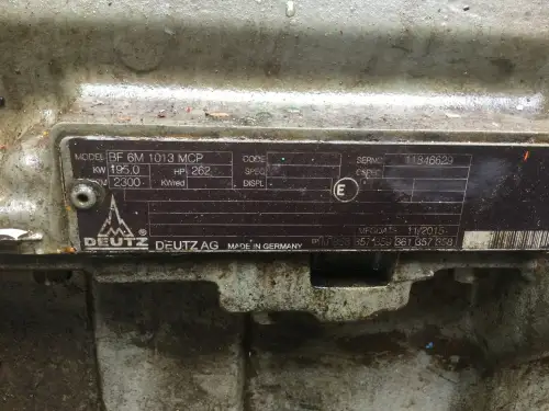 GEBRAUCHTER DEUTZ BF6M1013MCP MOTOR – Vorschaubild 5