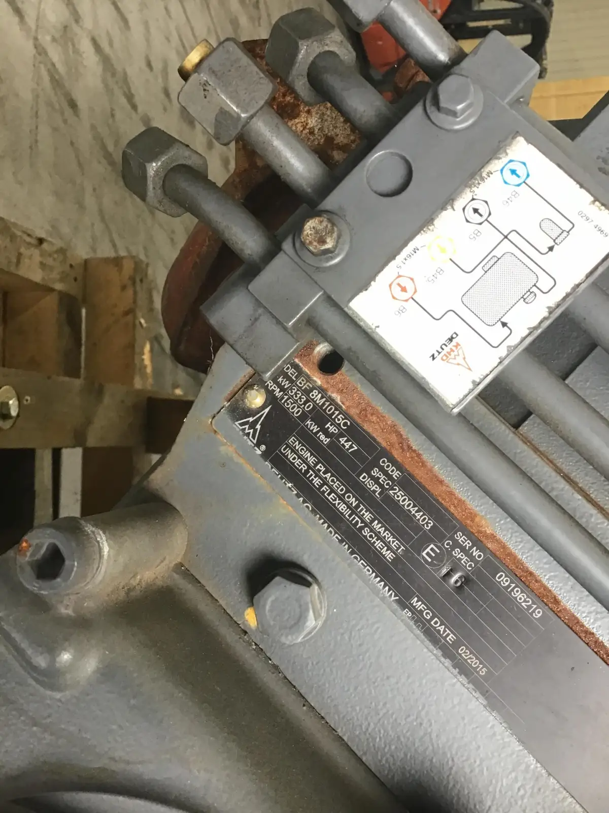 DEUTZ BF8M1015C USADO - Imagen 6
