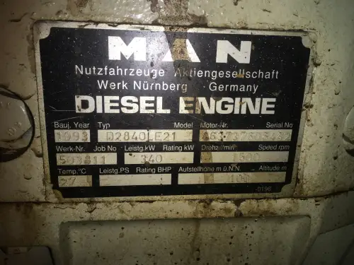 MAN D2840-LE21 GE GEBRUIK - Miniatuur afbeelding 6