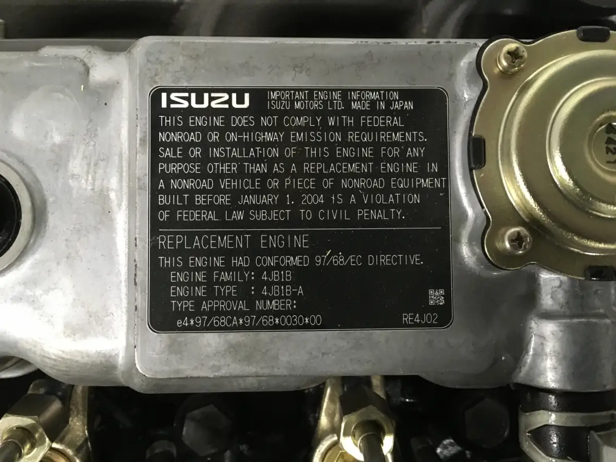 ISUZU 4JB1B-A NIEUW - Afbeelding 7