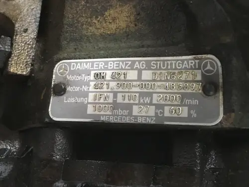 MERCEDES OM 421.900 UTILISÉ - Miniature 6