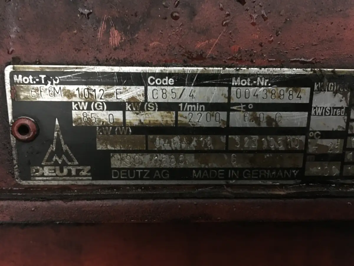 DEUTZ BF6M1012E USADO - Imagen 6
