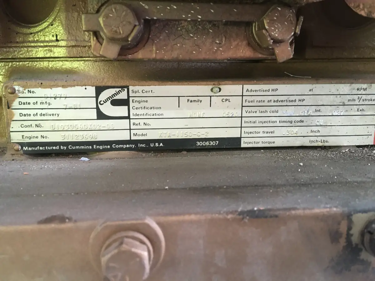 GENERADOR CUMMINS KTA1150-G2 400KVA USADO - Imagen 6