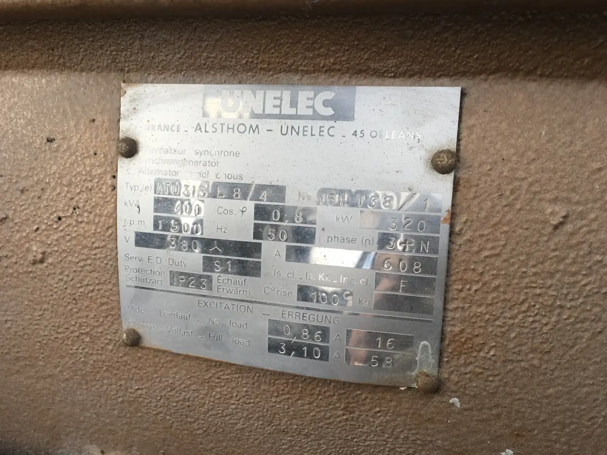 CUMMINS KTA1150-G2 GENERATOR 400KVA USED - Picture 7