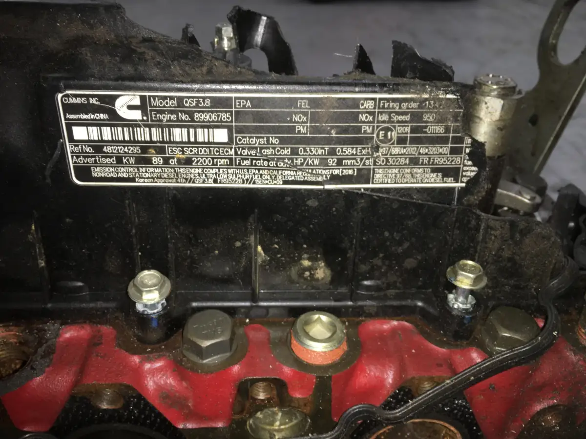 CUMMINS QSF 3.8 CPL4787 GEBRAUCHT – Bild 5