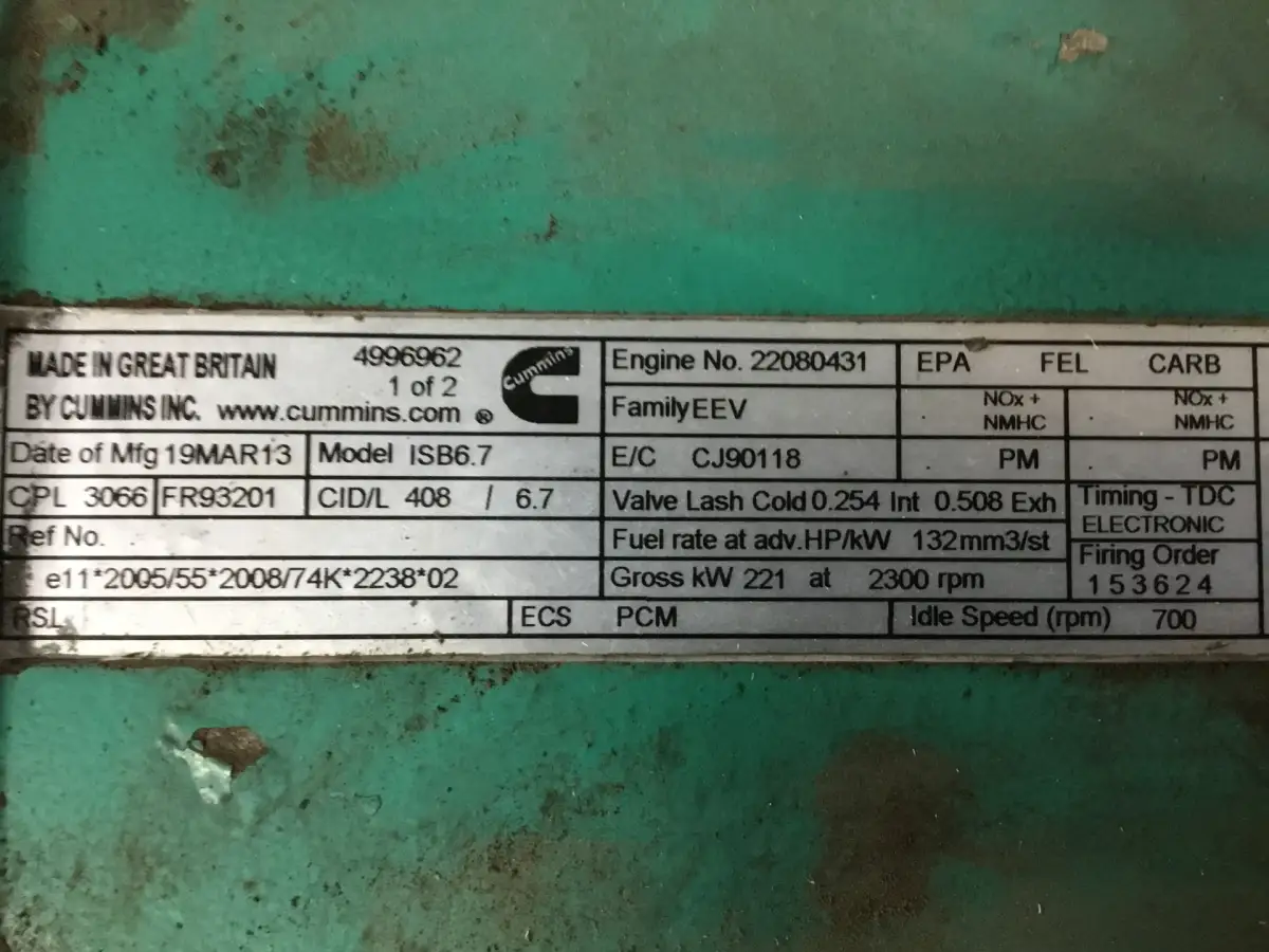 CUMMINS ISBE6.7 COMMONRAIL USADO - Imagen 6