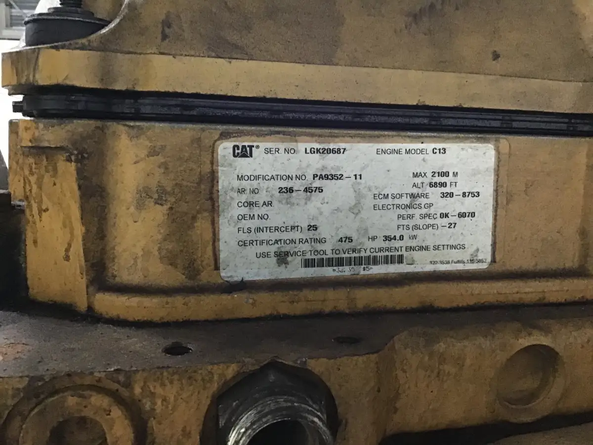 CATERPILLAR C13 LGK-2364575 Б/У - Фото 6