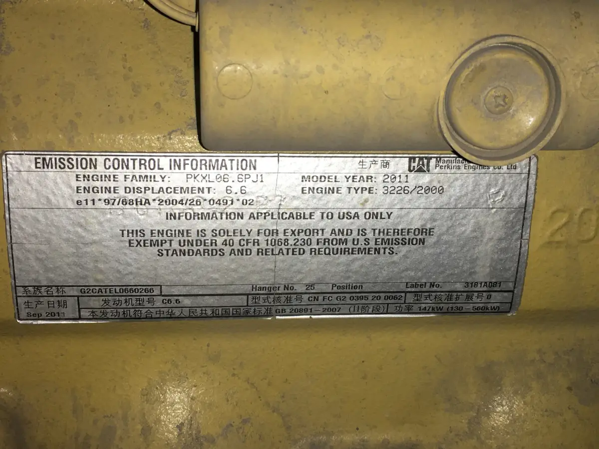 CATERPILLAR C6.6 666-3106952 GEBRUIKT - Afbeelding 6
