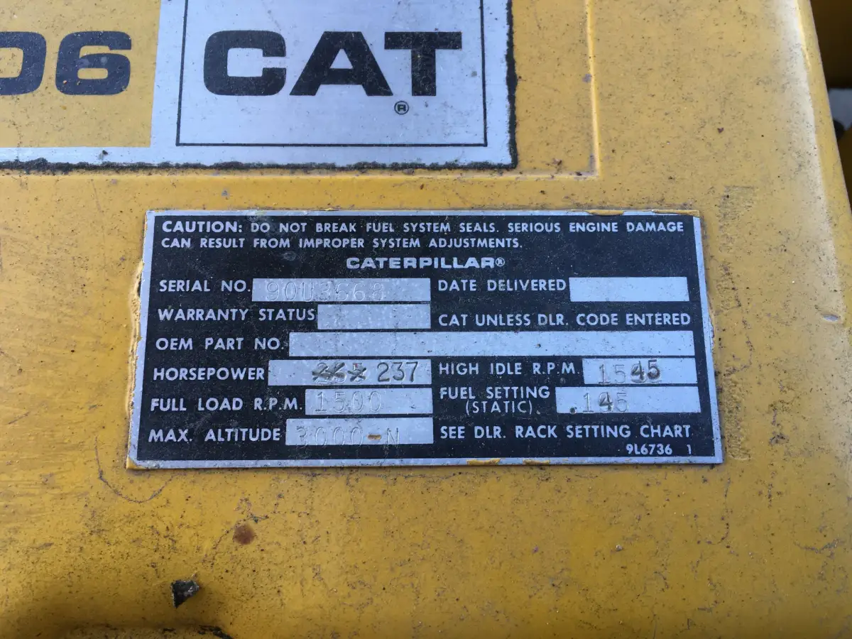 GENERADOR CATERPILLAR 3406DI 225KVA USADO - Imagen 6