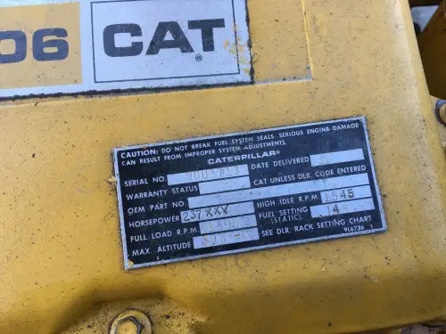 CATERPILLAR 3406DI GENERATOR 225KVA USED - Thumb image 6