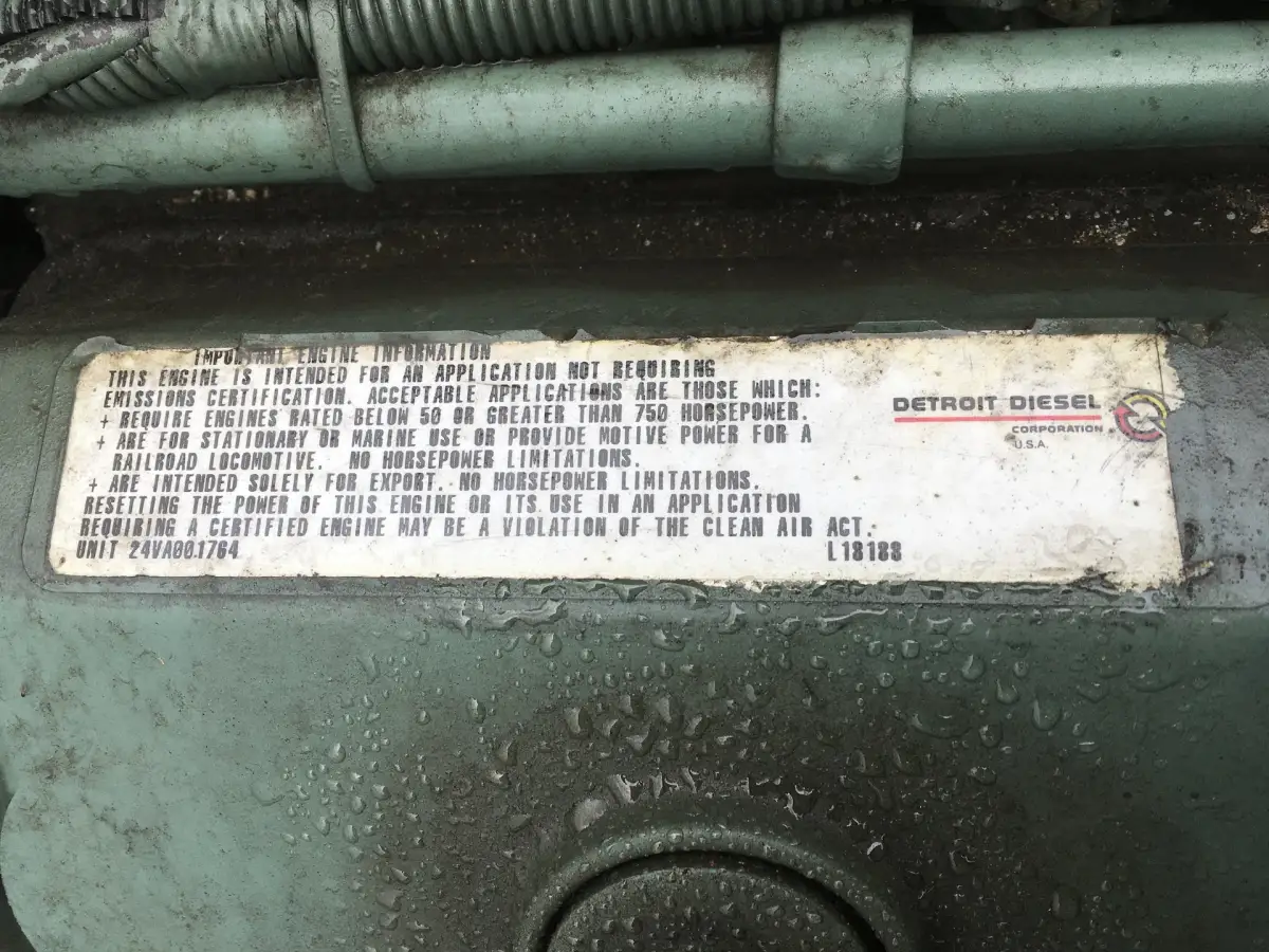 ГЕНЕРАТОР DETROIT DIESEL 24VA 7243-7406 1250 KVA Б/У - Фото 7