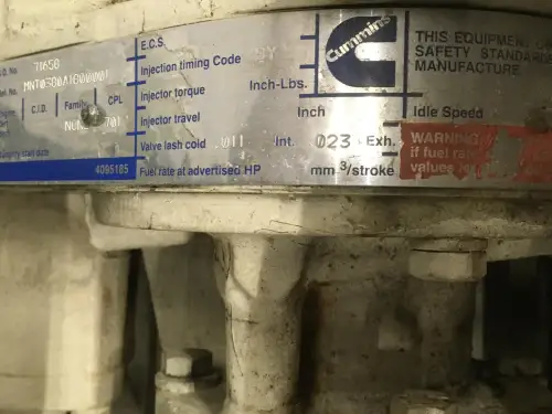 CUMMINS NTA855M CPL0701 GEBRAUCHT – Vorschaubild 5