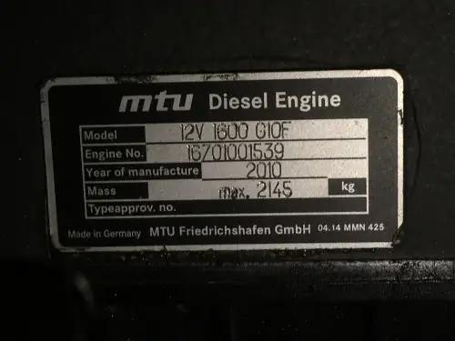 MTU 12V1600G10F GENERATOR 700KVA USED - Thumb image 6