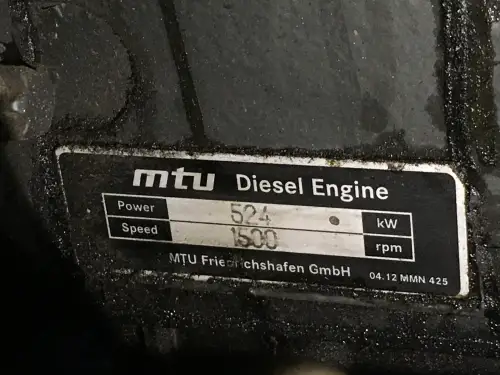 MTU 12V1600G10F GENERATOR 700KVA GEBRUIKT - Miniatuur afbeelding 7