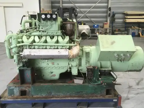SCANIA DSI14.02 GENERATOR 300KVA GEGEVEN - Miniatuur afbeelding 2
