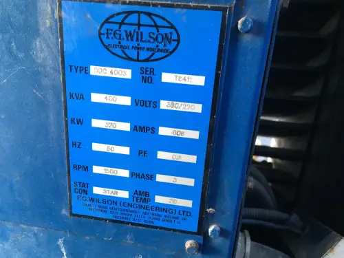 ГЕНЕРАТОР STAMFORD HC544C 450 KVA БУ - Миниатюра 6