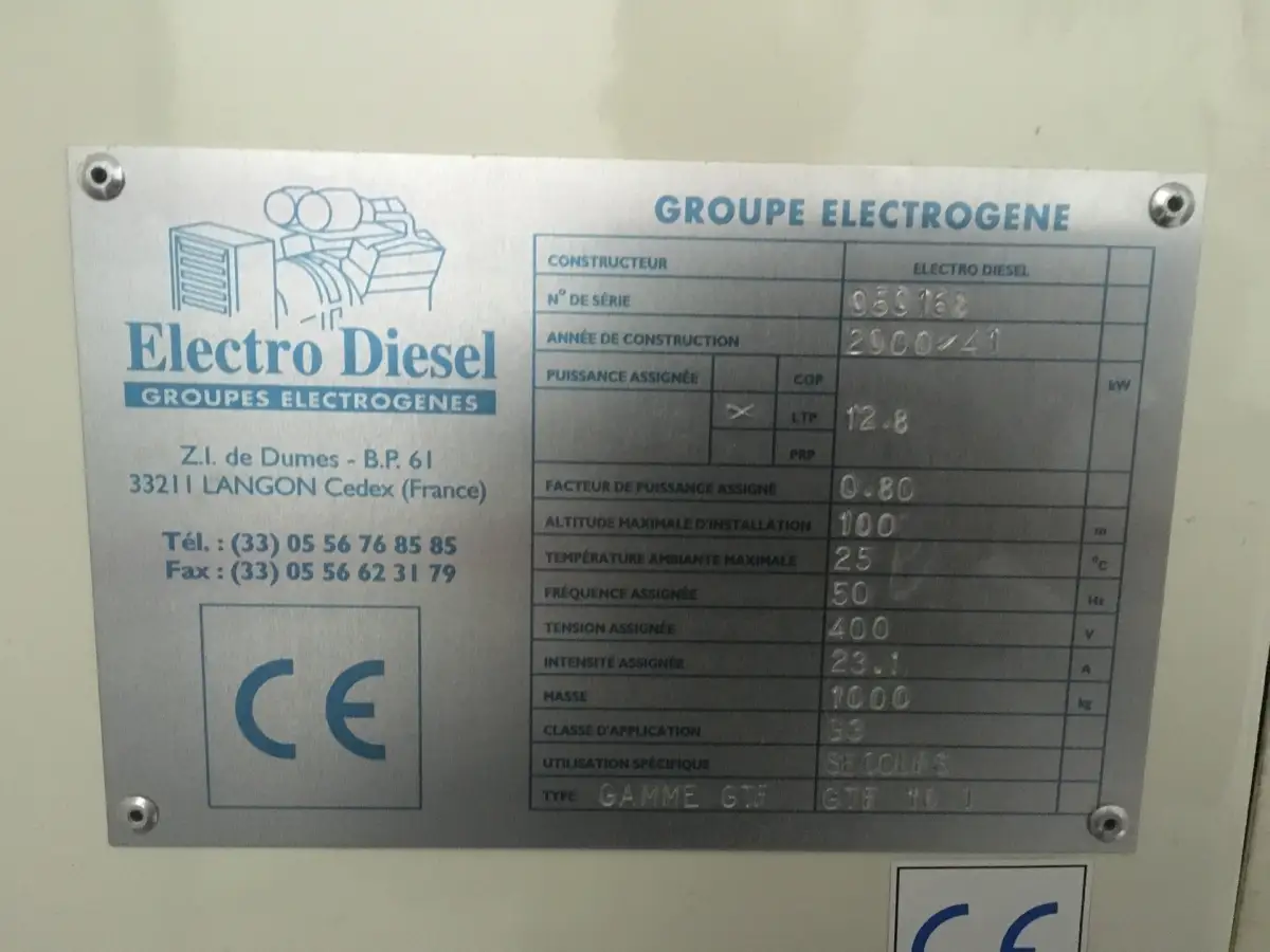 LOMBARDINI LDW 1204 GENERATOR 31.5 KVA USED - Picture 7