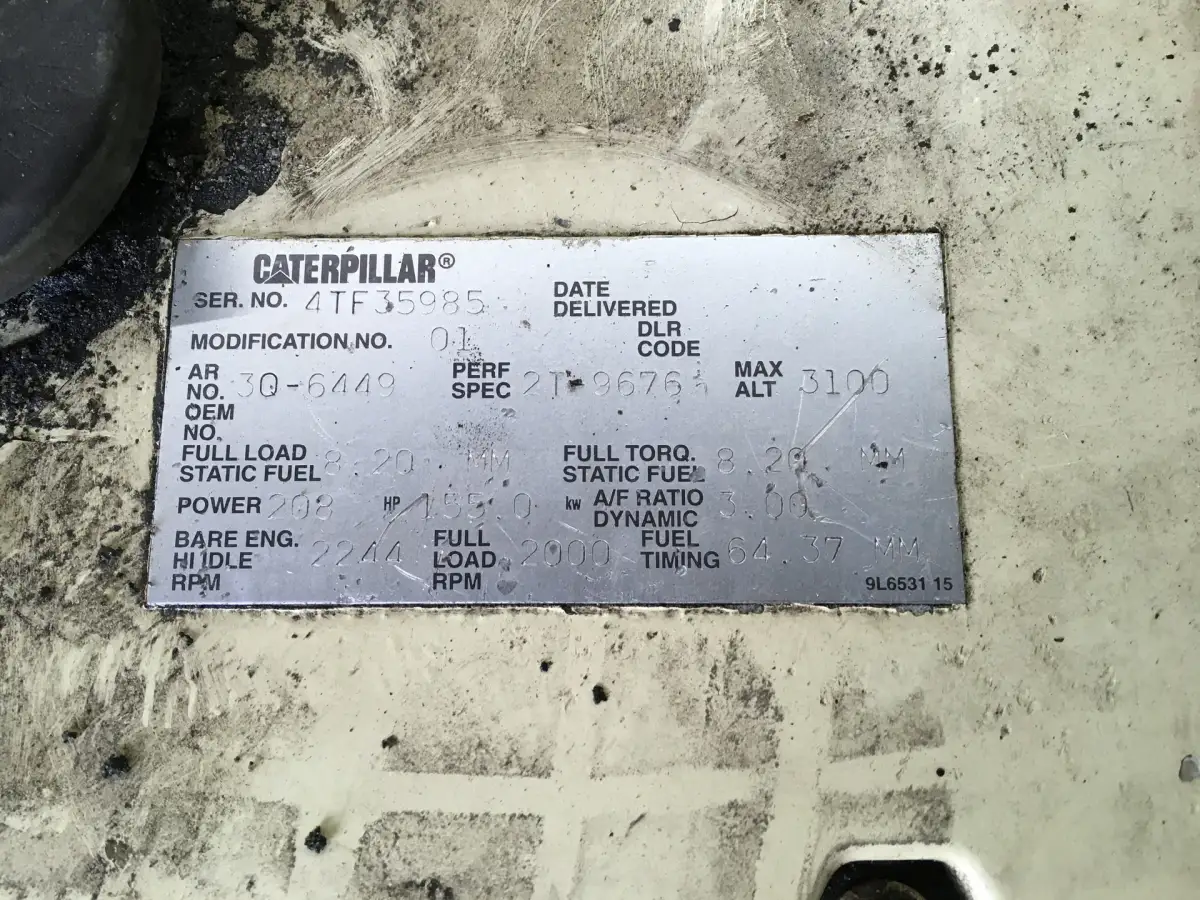 CATERPILLAR 3116 4TF-3Q6449 GEBRUIKT - Afbeelding 6