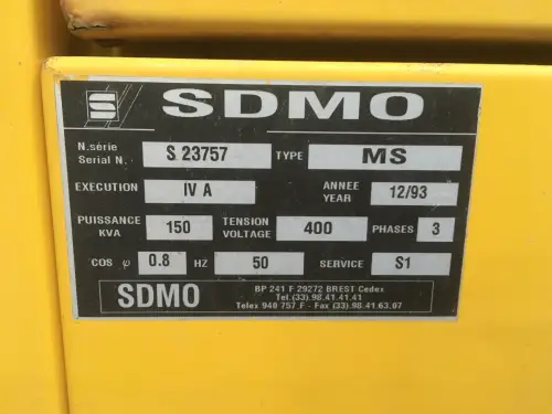 CUMMINS 6CTA 8.3-G GENERATOR 150KVA CPL0831 GEBRAUCHT – Vorschaubild 6