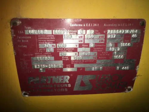 CUMMINS 6CTA 8.3-G GENERATOR 150KVA CPL0831 GEBRAUCHT – Vorschaubild 7