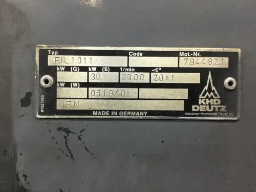 DEUTZ F3L1011 USADO - Imagen miniatura 6