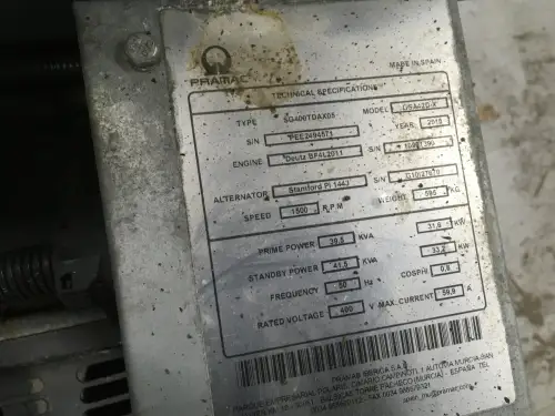 DEUTZ BF4L2011 ГЕНЕРАТОР 40KVA НОВЫЙ - Миниатюра 6