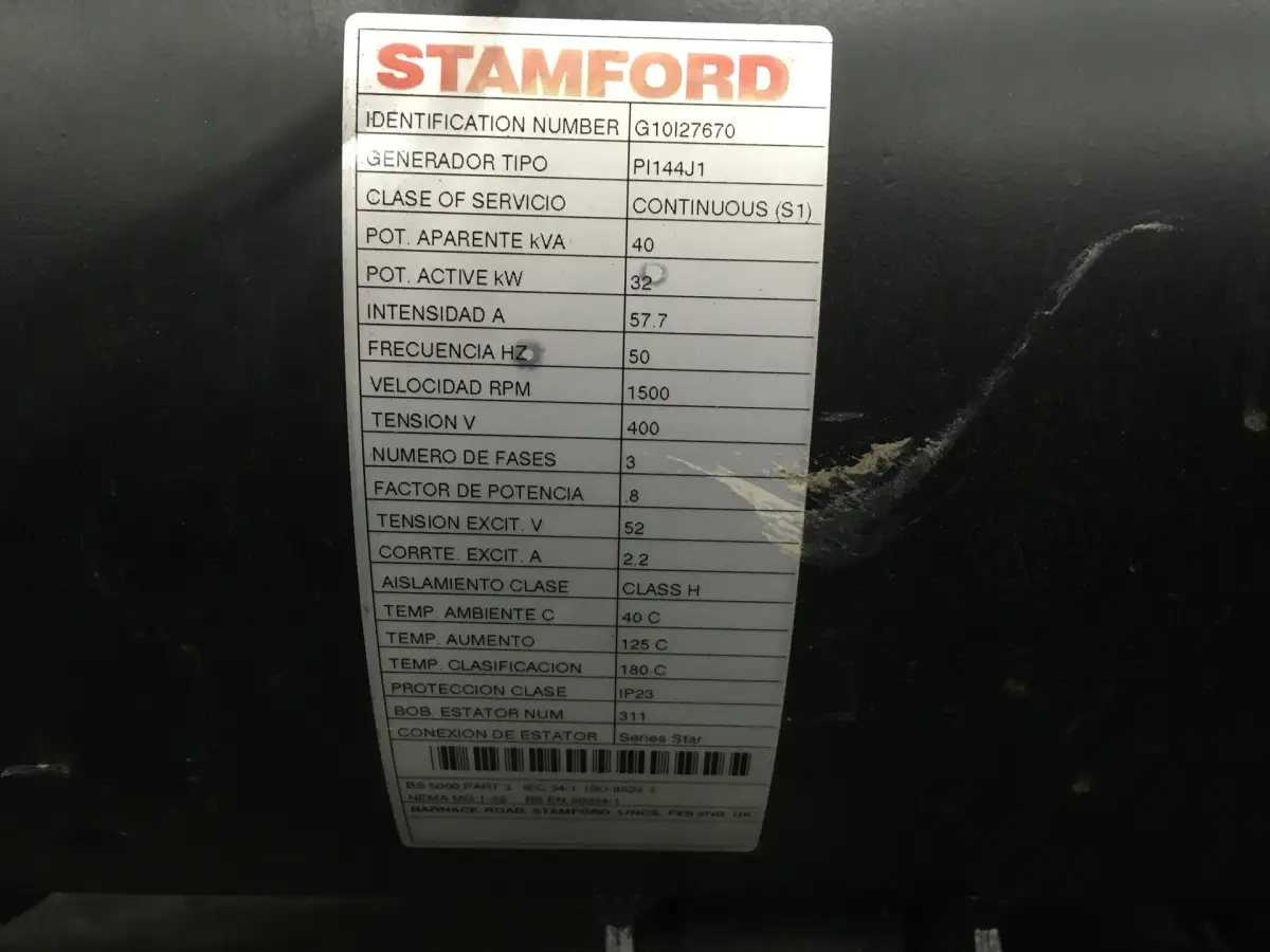 DEUTZ BF4L2011 GENERATOR 40KVA NIEUW - Afbeelding 8